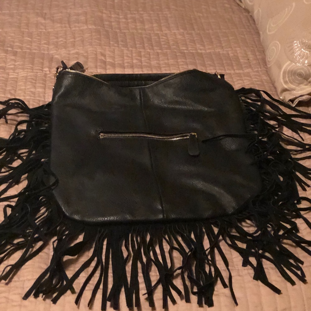 Never used vegan leather shoulder bag